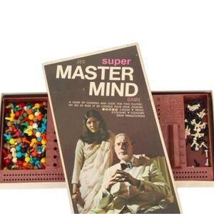 VTG 1975 Super Master Mind the Code Maker Strategic Board Game